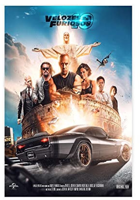 Fast And Furious 10 Poster auf Leinwand, Schlafzimmer, Dekoration, Sport, Landschaft, Büro, Raumdekoration, Geschenk, ungerahmt, 30 x 45 cm