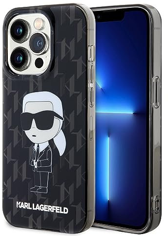 Karl Lagerfeld KLHCP15LHNKMKLK Hülle für iPhone 15 Pro 6.1 transparent hardcase Monogram Ikonik