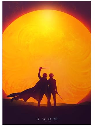 Displate Offiziell Dune MetallPoster Magnetische Befestigung Inklusive Lizenziert Bilder Hochwertiges Poster Iconic Moments - Arrakis Champions 45 cm x 32 cm