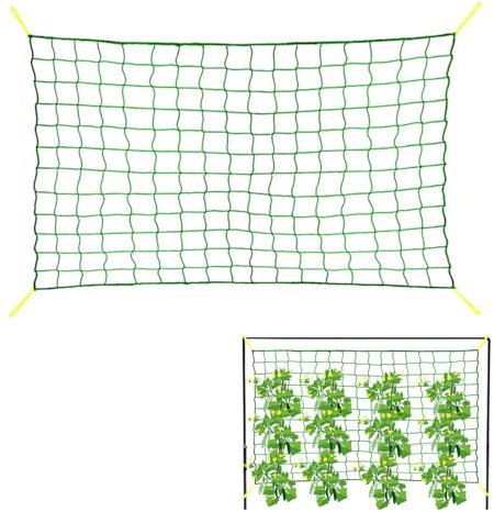 Ranknetz Für Gurken, Robustes Ranknetz, Stütznetz Gartennetz Für Kletterpflanzen, Flexible Pflanzenstütze Für Bohnen, Rankhilfen Für Kletterpflanzen, Für Kletterpflanzen, Gemüse, Obst Und Blumen