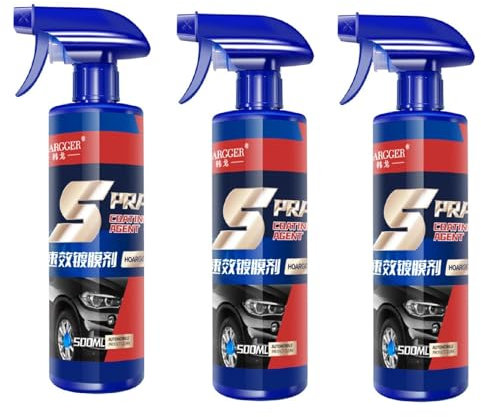 High Protection 3in1 Spray, Autopolitur Kratzer Entferner Auto, Auto Politur, Auto Nano Beschichtungsspray, 3 In1 Hoher Schutz Schnelles Auto-beschichtung Spray, Multi Functional Coating Renewal Agent