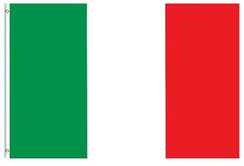 Italien Flagge Groß Italien Fahne 90x150cm,Italienisch Flagge Nationalflagge Oly Flagge Italien Fanartikel Italy Flag mit Messing-Ösen für Oly Deko 2024,Euro Fußball Party EM Fahne