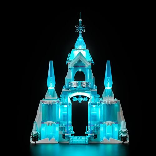 LocoLee Licht Kompatibel mit Lego Elsas Winterpalast, Nur Lichter Set - Kein Modell, Licht BeleuchtungSet Compatible with Lego 43244 Elsas Winterpalast