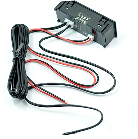 SEWOART Digital-thermometer Für Auto Innen-und Außentemperaturmessung Mit Lcd-anzeige Und Saugnapf Für Armaturenbrett