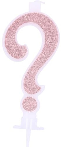 Bougie numérique Glitter Rose Gold ?