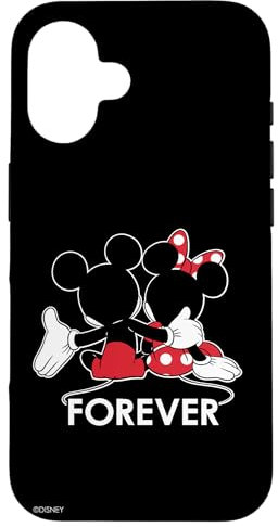 Hülle für iPhone 16 Disney Mickey and Minnie Mouse Silhouettes Forever