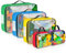 Toy Storage Bags Compatible with Lego Bricks,5 Pcs Travel Toy Organisers for Kids Building Blocks,Toy Car,Puzzles with Mesh Pocket and Tag Pocket