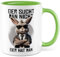 Tasse Osterhase mit Spruch lustig Geschenk Eier sucht man nicht - Eier hat man Kaffeetasse Osterhase Hase Ostereier Geschenkidee für Mann Männer Osterdeko Ostertasse Witz schwarzer Humor