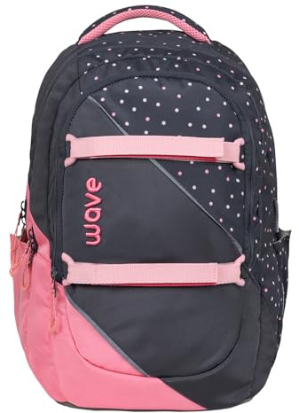 Wave Infinity Prime Schulrucksack (338-89) (Dots Pinky 2)