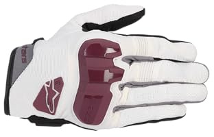 Alpinestars Chrome Damen Motorrad Handschuhe, weiß/rot, XS