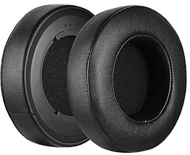 Ersatz Ohrpolster Kompatibel mit Razer Kraken Pro 7.1 V2 Gaming Kopfhörer Ohrenschützer Atmungsaktives Mesh+Memory Schwamm Kopfhörer Proteinhaut Abdeckung (1:1,Schwarz)