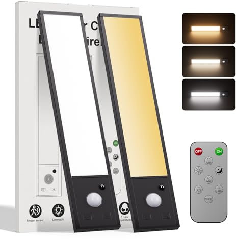 LED Unterbauleuchte Küche mit Bewegungsmelder,Dimmbar Wiederaufladbar Schrankbeleuchtung Hell USB Aufladbar Lichtleiste für Schrank Treppe Flur-20.5CM