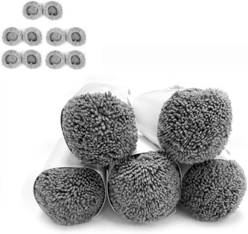 HUTT Lingette de Nettoyage pour Robots laveurs de vitres DDC56, DDC55, C65, Microfibre, 10 pièces, Accessoire Original