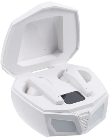 Lurrose 1Paar Gaming Kopfhörer mit Mikrofon in Ear Design Automatische Verbindung Ergonomische Passform für Shooter Strategiespiele Treiber für Hohe