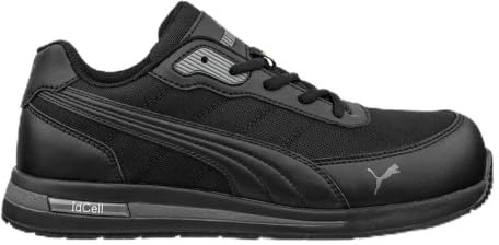 PUMA Safety EPIK Rutschhemmende Berufsschuhe – rutschfeste O2 Arbeitsschuhe, metallfrei, wasserabweisend – ideal als Kochschuhe & Arbeits- Sneaker - Schwarz