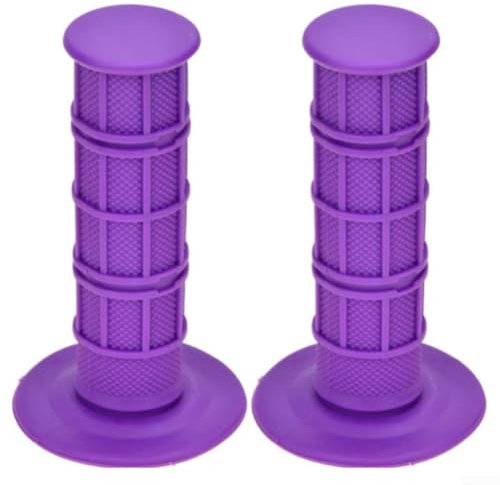 Manopole per manubrio moto, 22 mm, accessori in silicone per un aspetto elegante (viola)