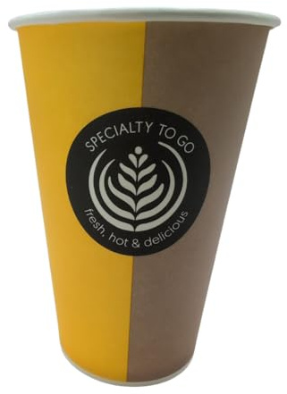 HUHTAMAKI 1625 Automatenbecher Kaffeebecher 300 ml Ø 80 x 117 mm Specialty to Go – Coffee to Go Becher