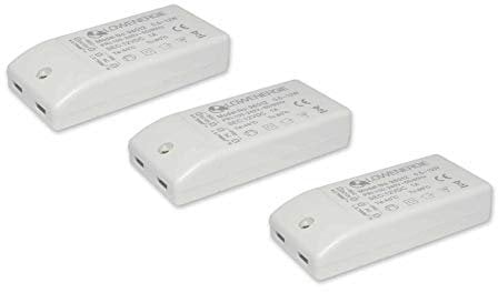 LOWENERGIE LED Driver Power Supply Transformer, 12w 240V - DC 12V, for Light Strips, LED Bulbs and Ring Doorbell (3)