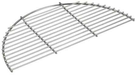 Big Green Egg Half Moon Edelstahl Gitter (funktioniert mit großem Eierspander-Regalsystem)