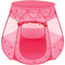 LittleTom Tente de Jardin à Boules 120x120x90cm Jouet pour Petites Filles Rose