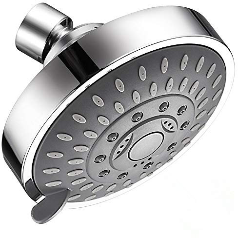 Ouneed- Duschkopf Regendusche Einbauduschköpfe Regen Duschkopf Kopfbrause Raindance Duschbrause Rund Schwenkbar 80 Kopfbrause, 5 Strahlarten,
