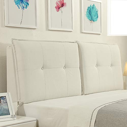 GYDXY Cuscini Schienale Comodino, Schienale per Lettura testiera Rimovibile, Grande Divano Letto testiera Imbottita Morbida, Ufficio/Camera da Letto