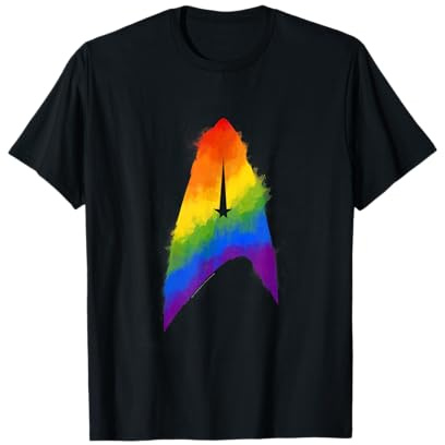 Star Trek Discovery Pride Large Chest Logo T-Shirt