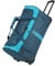 Travelite 2-Rad Trolley Reisetasche Größe L, Gepäck Serie BASICS ACTIVE: Weichgepäck Reisetasche mit Rollen im frischen Design, 096282-22, 71 cm, 86 Liter, petrol/orange