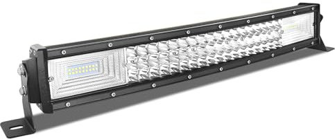 AUXTINGS LED Scheinwerfer mit 3 Reihen 56,8 cm 270W LED Arbeitstauchlampen gebogen für Geländewagen ATV AWD SUV 4x4 Pickup, 12V 24V DT-Anschluss wasserdicht