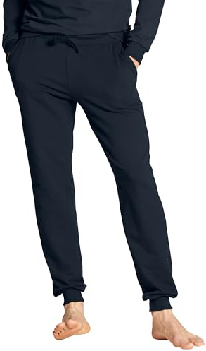 CALIDA Special Jogginghose Herren, aus kuscheliger 100% Bio-Baumwolle Dark Sapphire 56