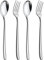 YFWOOD Mixed Cutlery Set, Dinner Spoons x 2 and Dinner Forks x 2, Stainless Steel Soup Spoons and Salad Dessert Forks, 8.1 inches, 4 Pcs
