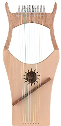 Arpe Lira Fai da Te Arpa Lira 10 Corde Arpe Lira in Legno Arpa Corda in Nylon Abete Tenuto in Mano