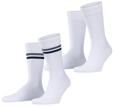 ESPRIT Herren Tennis Stripe 2-Pack Socken Baumwolle atmungsaktiv