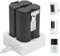 YUELAN 2 Pack 6040mAh Replacement Battery with Charger Station for Ring Doorbell, Spotlight Camera and Stick Up Camera Indoor Outdoor (White, 3.65V)