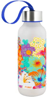 pylones, Trinkflasche, 420 ml, Motiv: Happyglou klein – Bouquet