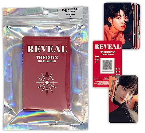 THE BOYZ - 1ST ALBUM [REVEAL] (PLATFORM ALBUM - WOLF VER.) Case + Mini Card(QR Type) + Selfie Photocard + Official Photocard + Digital Contents + 2 Pin Button Badges