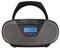 Aiwa BBTU-400BK Tragbares CD-Radio mit Bluetooth und USB, Farbdisplay, RDS, FM PLL, Weckfunktion, Farbe: schwarz