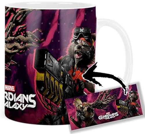 Guardians Of The Galaxy Groot Rocket Raccoon Tasse Keramikbecher Mug