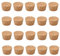 INCREWAY 20pcs bouchon conique, bouchon conique en bois pour bouteille de vin, bouchon naturel pour bouteille de vin en verre