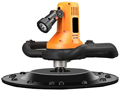 Concrete Trowel with Mixing Rod - Electric Plaster Mortar Cement Putty Trowel with 6 Adjustable Speeds & Light - Wall Smoothing Machine for Efficient Wall Plastering