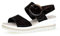 Gabor Damen Keilsandalen, Frauen Sandalen,offene Schuhe,Keilsandaletten,Keilabsatz,Wedge-Heel,bequem,flach,Sommerschuhe,schwarz,44 EU / 9.5 UK