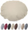 Nurtextil24 Kissenbezug Rund 90cm Ø Durchmesser Beige Reißverschluss Bodenkissen Sitzkissen Rundkissen Stuhlkissen 100% Baumwolle Bettkissen Sofakissen Kopfkissen Hülle Überzug