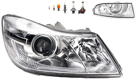 Johns, Scheinwerfer Halogen Front kompatibel zu Skoda Octavia 1Z 09-13 H1 H7 Rechts + Nebelscheinwerfer + Leuchtmittel