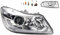 Johns, Scheinwerfer Halogen Front kompatibel zu Skoda Octavia 1Z 09-13 H1 H7 Rechts + Nebelscheinwerfer + Leuchtmittel