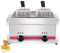 DPDZSW Friteuse à Gaz Professionnelle, Friteuse à Gaz 10L/20L/30L, Friteuse à Chips De Poulet en Acier Inoxydable pour Cuisine De Restaurant Commercial à Domicile,Singlecylinder20L