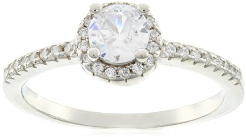 Brilio Silver Ring Charming Silver Ring with Zircons RI054W - Circuit: 54mm sBS2336-54, Estándar, Nicht-Edelmetall, Kein Edelstein