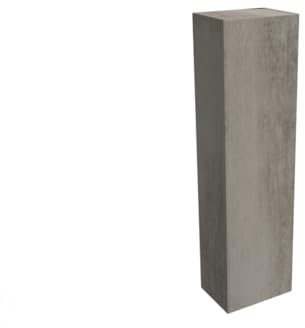 Mama Store Einzelne Reversible Säule aus Holz mit Push-und Pull-Öffnungssystem, Holzwerkstoff, Heller Zement, Large