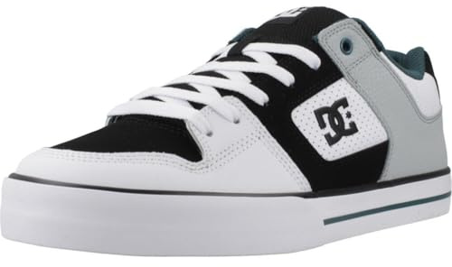 Dc Shoes Men's Pure Sneaker, New Teal White, 7 UK