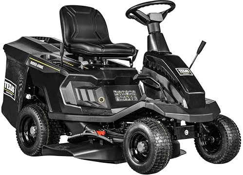 TEXAS Benzin Rasentraktor Aufsitzmäher Rasen Traktor Rasenmäher Traktor Aufsitzrasenmäher Rasenmäher Bulldog Gartentraktor Hochgrasmäher Rider 6500E | 224cm³ | 6PS | 65cm | E-Start | Fangkorb | 4V+1R