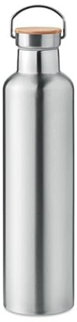  Thermoskanne, James Premium Edelstahl Trinkflasche isoliert 1,5 L mit Bürste Isolierflasche auslaufsicher Wasserflasche spülmaschinenfest für Uni, Büro BPA Frei